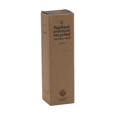 Logotrade Firmengeschenke das Foto: Topflask Premium RCS Trinkflasche aus recyceltem Stahl