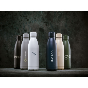 Logotrade Werbeartikel das Foto: Topflask Premium RCS Trinkflasche aus recyceltem Stahl