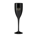 Lunaire wiederverwendbares Champagnerglas 150 ml, Schwarz