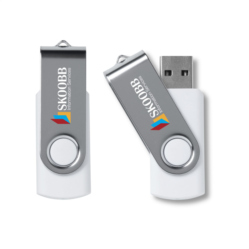 Logotrade Geschäftsgeschenke das Foto: USB-Twist 64 GB