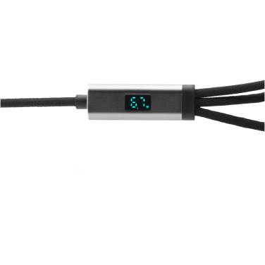 Logotrade Firmengeschenke das Foto: SCX.design C53 100W ultraschnelles 5-in-1 Ladekabel aus rPET