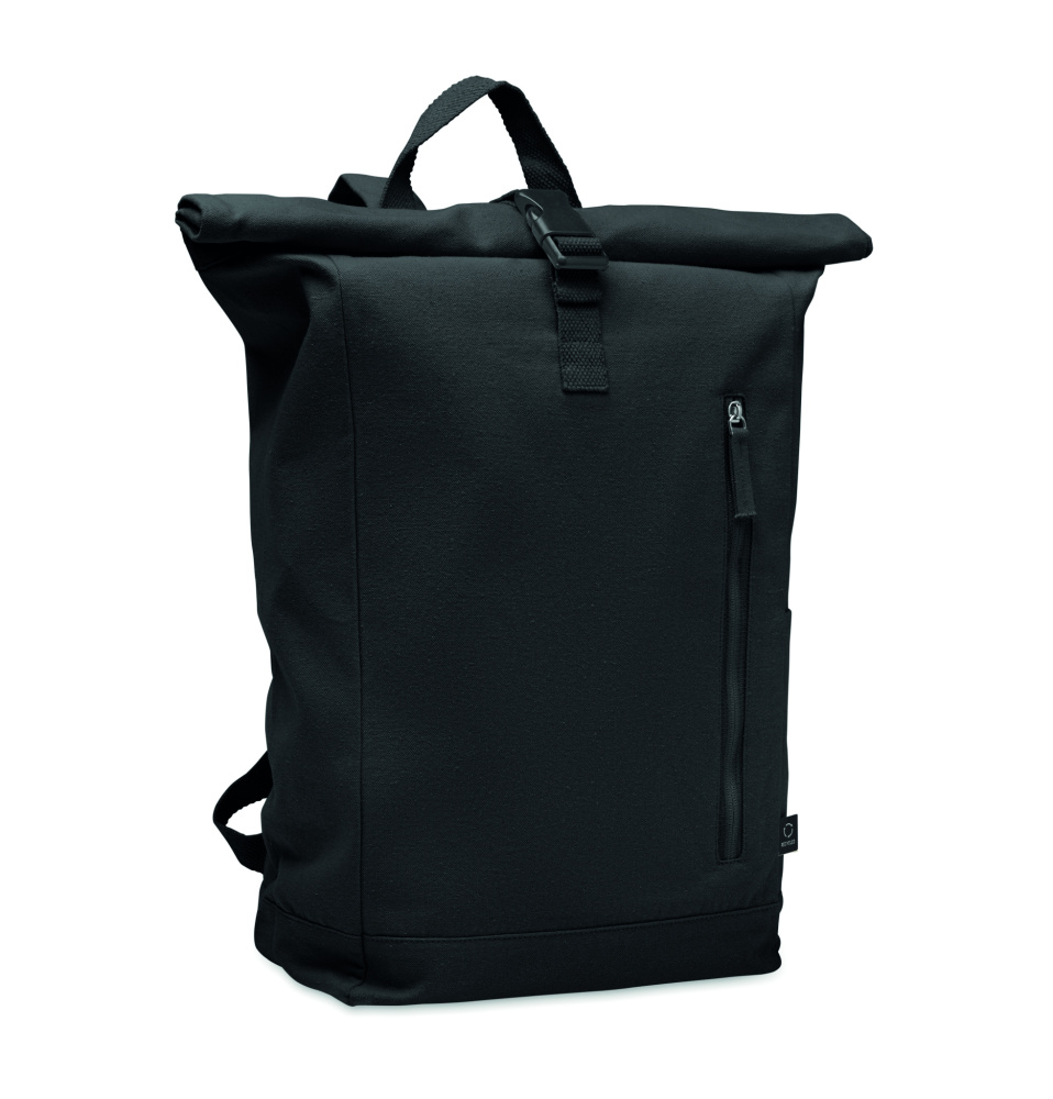 Logotrade Firmengeschenke das Foto: Rolltop-Rucksack 390 g/m²