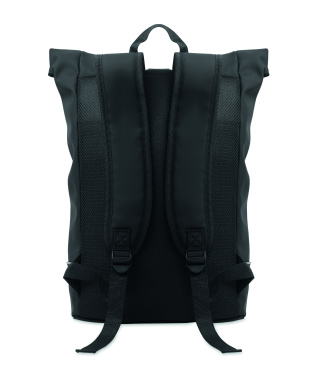 Logotrade Firmengeschenke das Foto: 15" Rolltop-Laptop-Rucksack