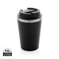 Java 350ml doppelwandiger Becher aus RCS recyceltem PP, Schwarz