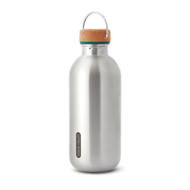 Logotrade Firmengeschenke das Foto: Black+Blum Stahl-Wasserflasche 600ml