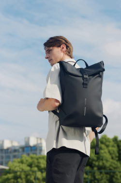 Logotrade werbemittel das Foto: Urban wasserabweisender Flap-Top Rucksack