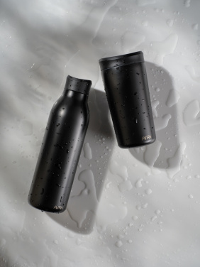 Logotrade Geschäftsgeschenke das Foto: Avira Alok 600ml Wasserflasche aus RCS rec. 360 Stahl