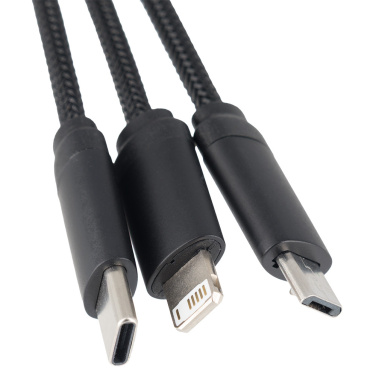 Logotrade Werbeartikel das Foto: Großes Kabel 4in1 mit beleuchtetem Logo - i5w