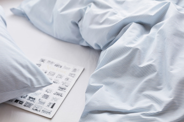 Logotrade Werbegeschenke das Foto: Montgomery Premium-Baumwollbettwäsche, 4er-Set