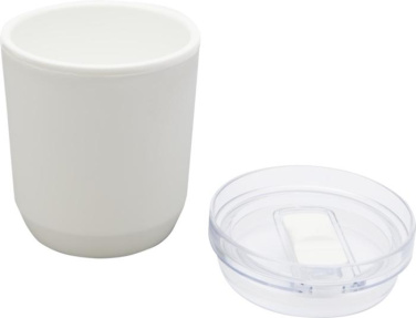 Logotrade werbemittel das Foto: Hudson Doppelwandiger Becher aus recyceltem Kunststoff 180 ml