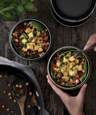 Logotrade Werbeartikel das Foto: Black+Blum Glass Lunch Bowl 750ml