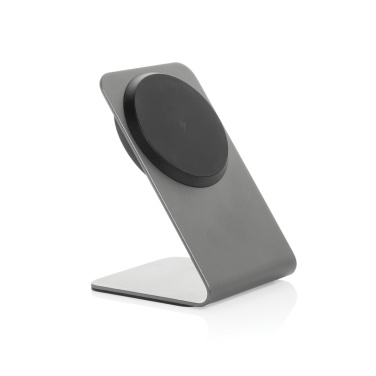 Logotrade Logogeschenke das Foto: Terra Aluminium 15W magnetischer Wireless-Charger
