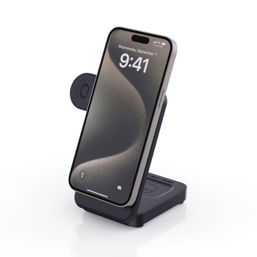 Logotrade werbemittel das Foto: Urban Vitamin Arcadia 15W 3in1 Magnet-Charger aus RCS rABS