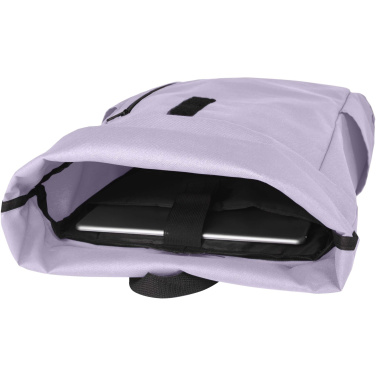 Logotrade Firmengeschenke das Foto: Byron 15,6" GRS RPET Roll-Top Rucksack 18 L