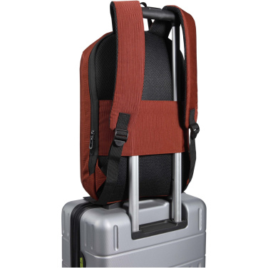 Logotrade Geschäftsgeschenke das Foto: Luma 15" GRS Laptop-Rucksack aus recyceltem Material mit Diebstahlschutz 10L