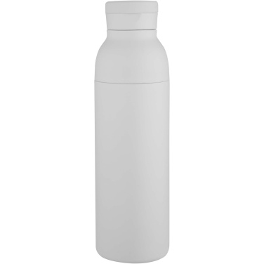 Logotrade Werbeartikel das Foto: Illuminate 650 ml RCS doppelwandige Isolierflasche aus recyceltem Edelstahl