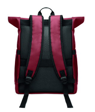Logotrade Geschäftsgeschenke das Foto: Rolltop-Rucksack 600D RPET