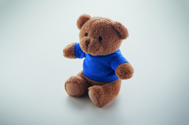 Logotrade Werbeartikel das Foto: Teddybär mit T-Shirt 23cm