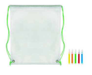 Logotrade Geschäftsgeschenke das Foto: Gestaltbarer Kordelzugbeutel