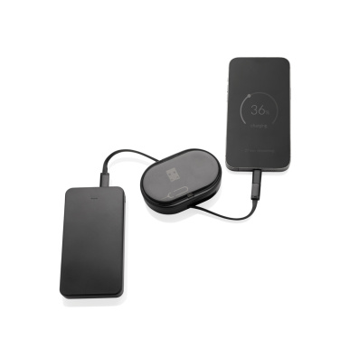 Logotrade Werbeartikel das Foto: Chargevix Multifunktionales 60W-Lade-Set aus RCS rPlastic