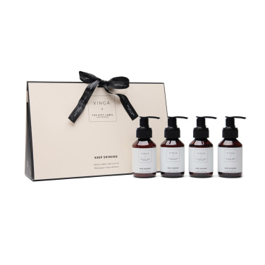 Logotrade werbemittel das Foto: VINGA x TGL Körper- und Handpflege-Geschenkset