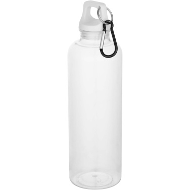 Logotrade Werbegeschenke das Foto: Oregon 750 ml RCS-zertifizierte Trinkflasche aus recyceltem Kunststoff mit Karabinerhaken