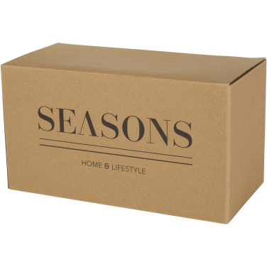 Logotrade Geschäftsgeschenke das Foto: Male Set aus Holztablett und Glastassen