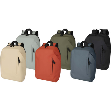 Logotrade werbemittel das Foto: Resi Plus 15" GRS recycelter diebstahlsicherer Rucksack 18L