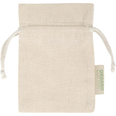 Logotrade werbemittel das Foto: Odisha 140 g/m² OCS Bio-Geschenktasche – 15 × 10 cm
