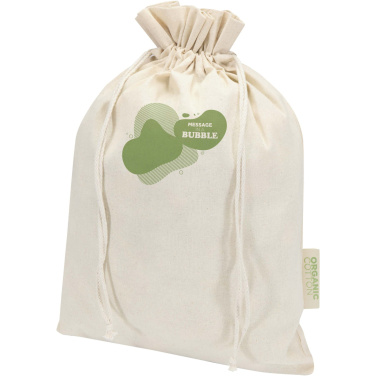 Logotrade Werbeartikel das Foto: Odisha 140 g/m² OCS Bio-Geschenktasche – 42 × 30 cm