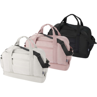 Logotrade Werbegeschenke das Foto: Puffer GRS recycelte Reisetasche mit isoliertem Boden 30L