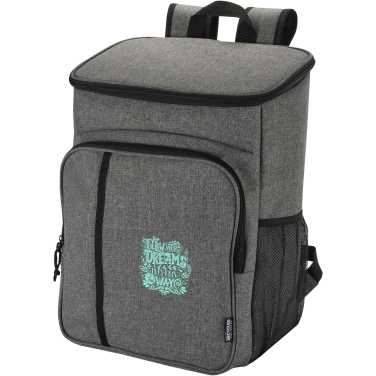 Logotrade Werbegeschenke das Foto: Tundra GRS recycelter Picknickkühlrucksack mit Besteckset 20L