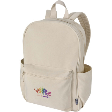 Logotrade Logogeschenke das Foto: Recanvas 15,6” GRS recycelter City-Rucksack 16L