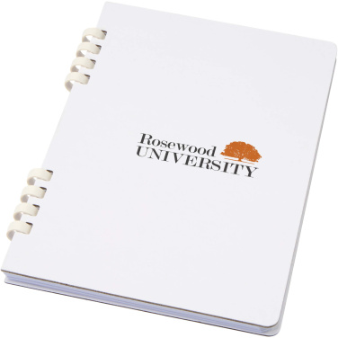 Logotrade Firmengeschenke das Foto: Fil A5 Hardcover RCS recyceltes Spiralnotizbuch