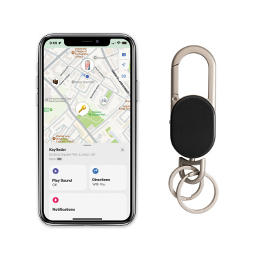 Logotrade werbemittel das Foto: Keyfinder Dual Schlüsselanhänger mit weltweiter Ortung