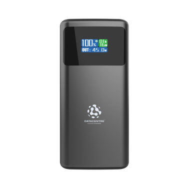 Logotrade Firmengeschenke das Foto: Quantum RCS Ultra-Fast 45W 10.000mAh Powerbank mit Display