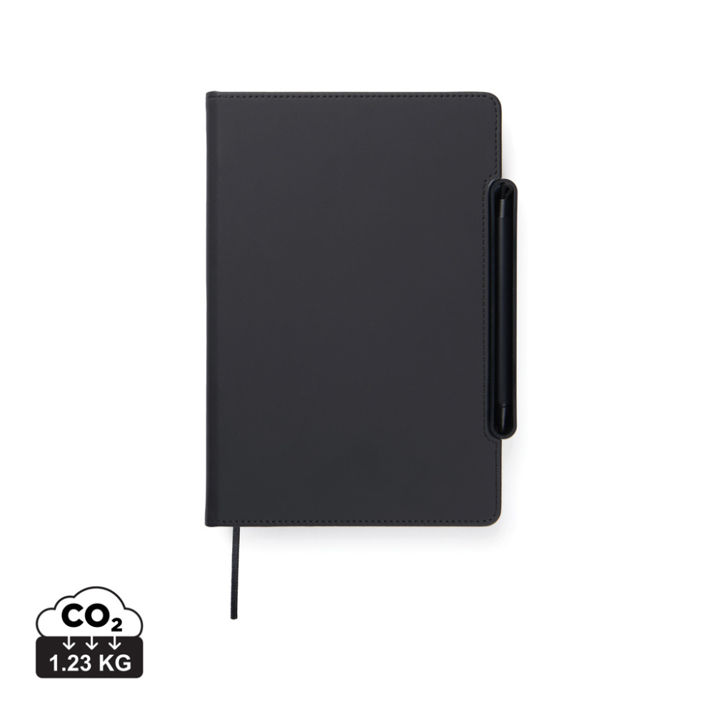 Logotrade Werbeartikel das Foto: VINGA Baltimore RCS 4-in-1 nachfüllbares Notizbuch