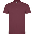 Star Poloshirt für Herren, Beerenrot