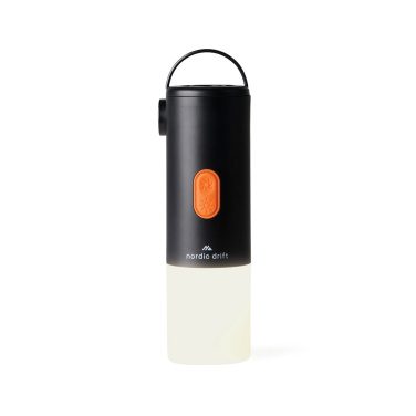 Logotrade Firmengeschenke das Foto: Nordic Drift Titan 2-in-1-Luftpumpe und Campinglampe