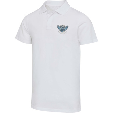 Logotrade Firmengeschenke das Foto: Graphite Kurzärmeliges Poloshirt