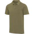 Calgary Poloshirt für Herren im Washed Look, 200 g/m2, Waldgrün