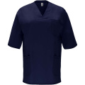 Panacea Kurzärmeliges Arbeitshemd, 160 g/m2, unisex, Marineblau