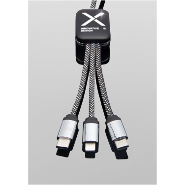 Logotrade Geschäftsgeschenke das Foto: SCX.design C33 60W Typ C Ladekabel mit doppeltem Leuchtlogo