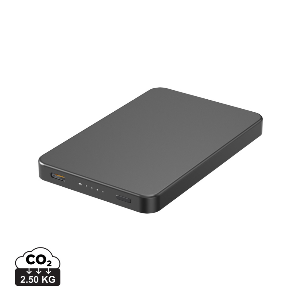 Logotrade Firmengeschenke das Foto: Urban Vitamin Marin 5.000mAh magnet. 15W Wireless Powerbank