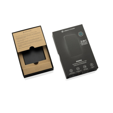 Logotrade Werbegeschenke das Foto: Urban Vitamin Marin 5.000mAh magnet. 15W Wireless Powerbank