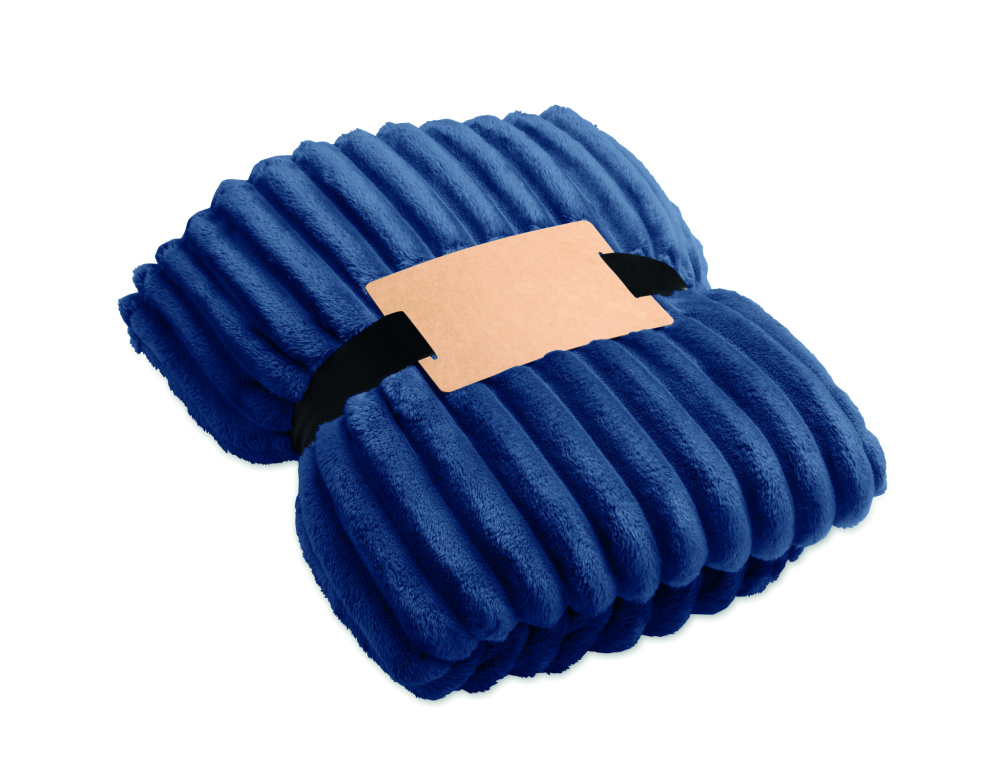 Logotrade werbemittel das Foto: RPET-Fleece-Decke