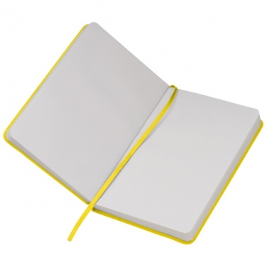 Logotrade promotional products photo of: Notebook A6 Lübeck, yellow