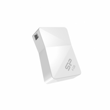 Logotrade corporate gift picture of: USB stick Silicon Power T08  16GB color white