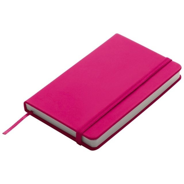 Logo trade advertising products picture of: Notebook A6 Lübeck, pink