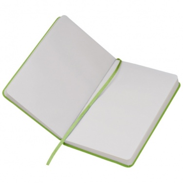 Logotrade promotional gifts photo of: Notebook A6 Lübeck, lightgreen
